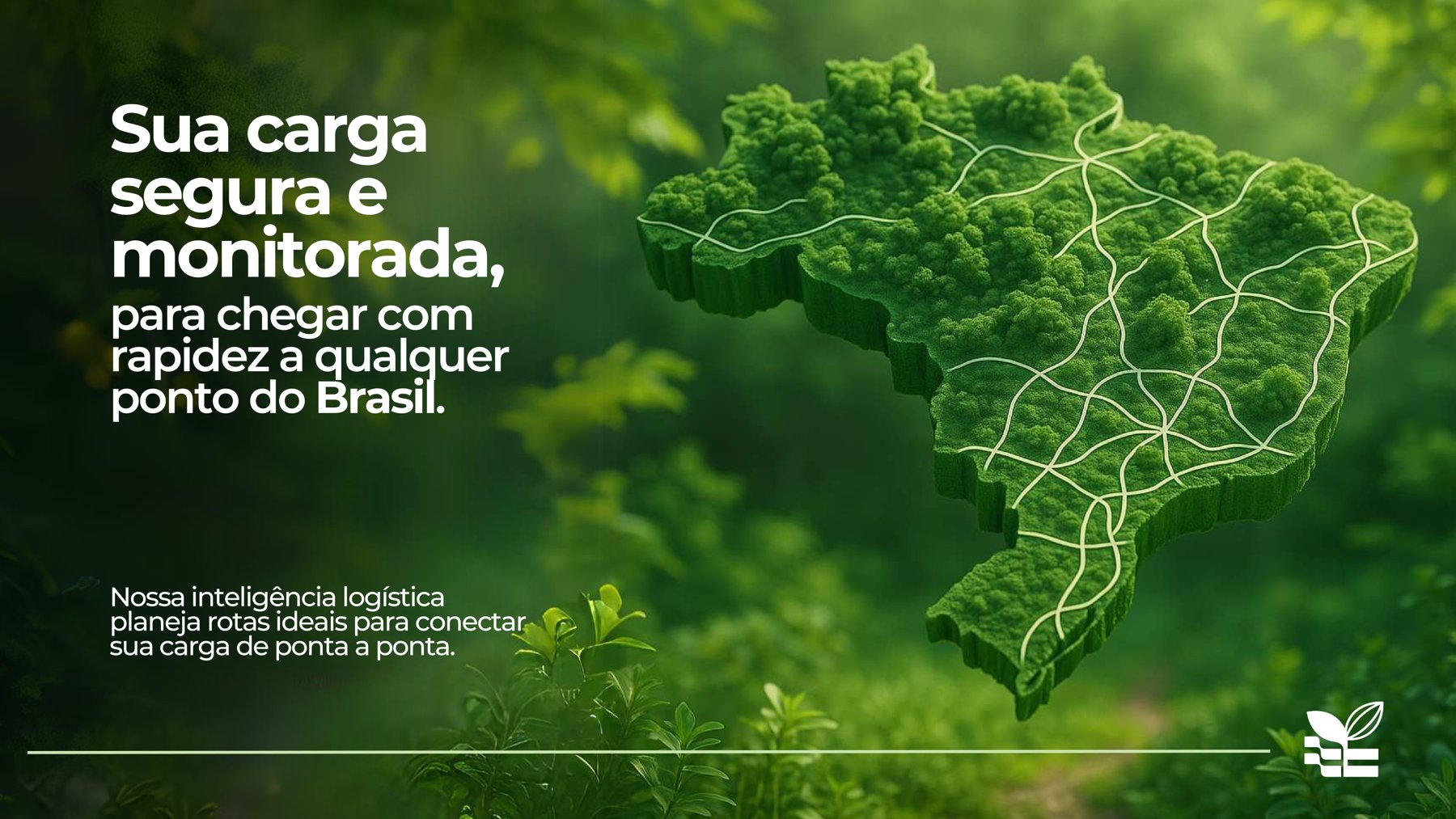 Mapa de atuação da MGBA Transportes em todo o Brasil